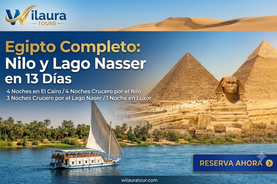 Egipto completo Nilo y Lago Nasser 13 dias