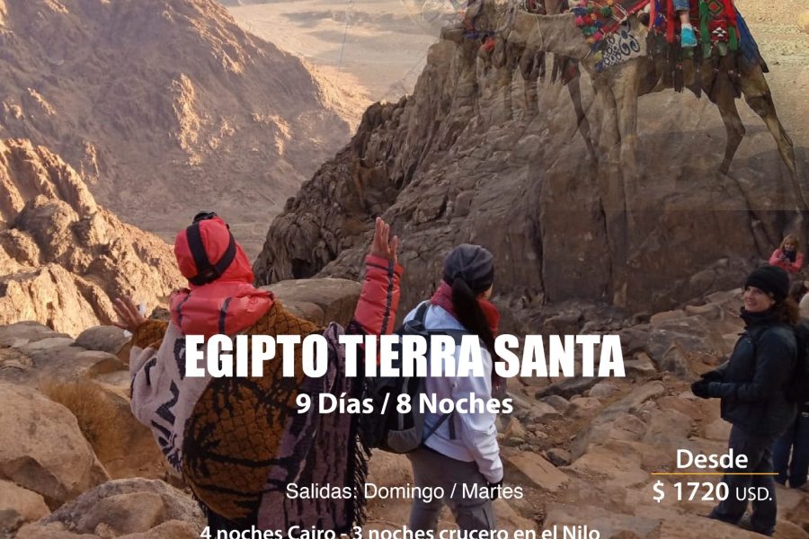 Egipto Tierra Santa- verano 2026