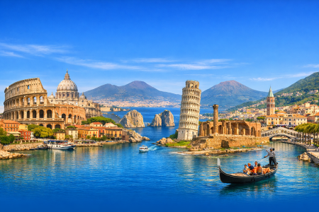 Roma y costa Amalfitana