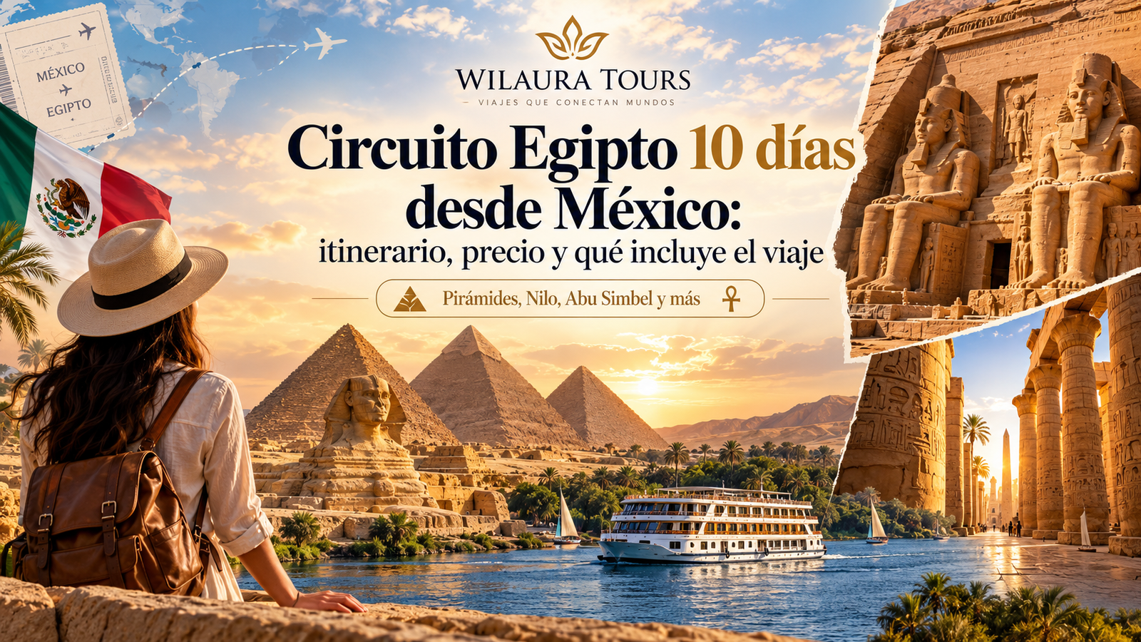 Circuito Egipto 10 días desde México itinerario, precio y qué incluye el viaje