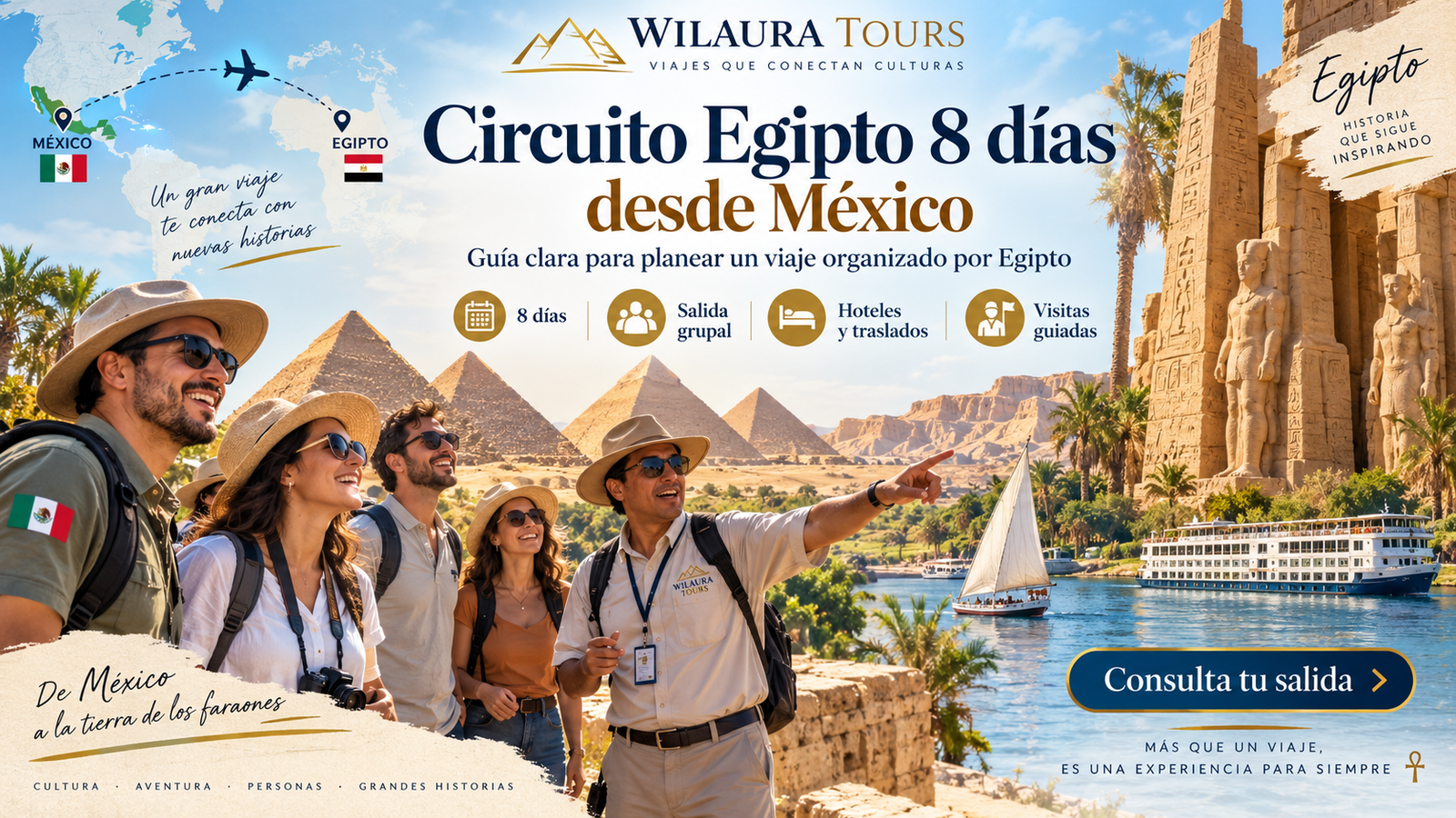 Circuito Egipto 8 días desde México