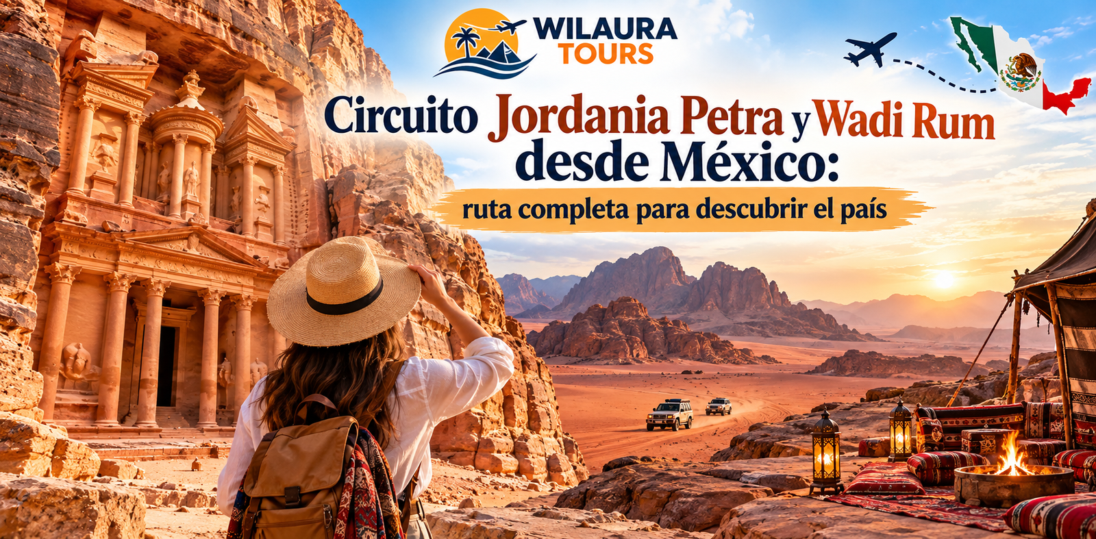 Circuito Jordania Petra y Wadi Rum desde México ruta completa para descubrir el país