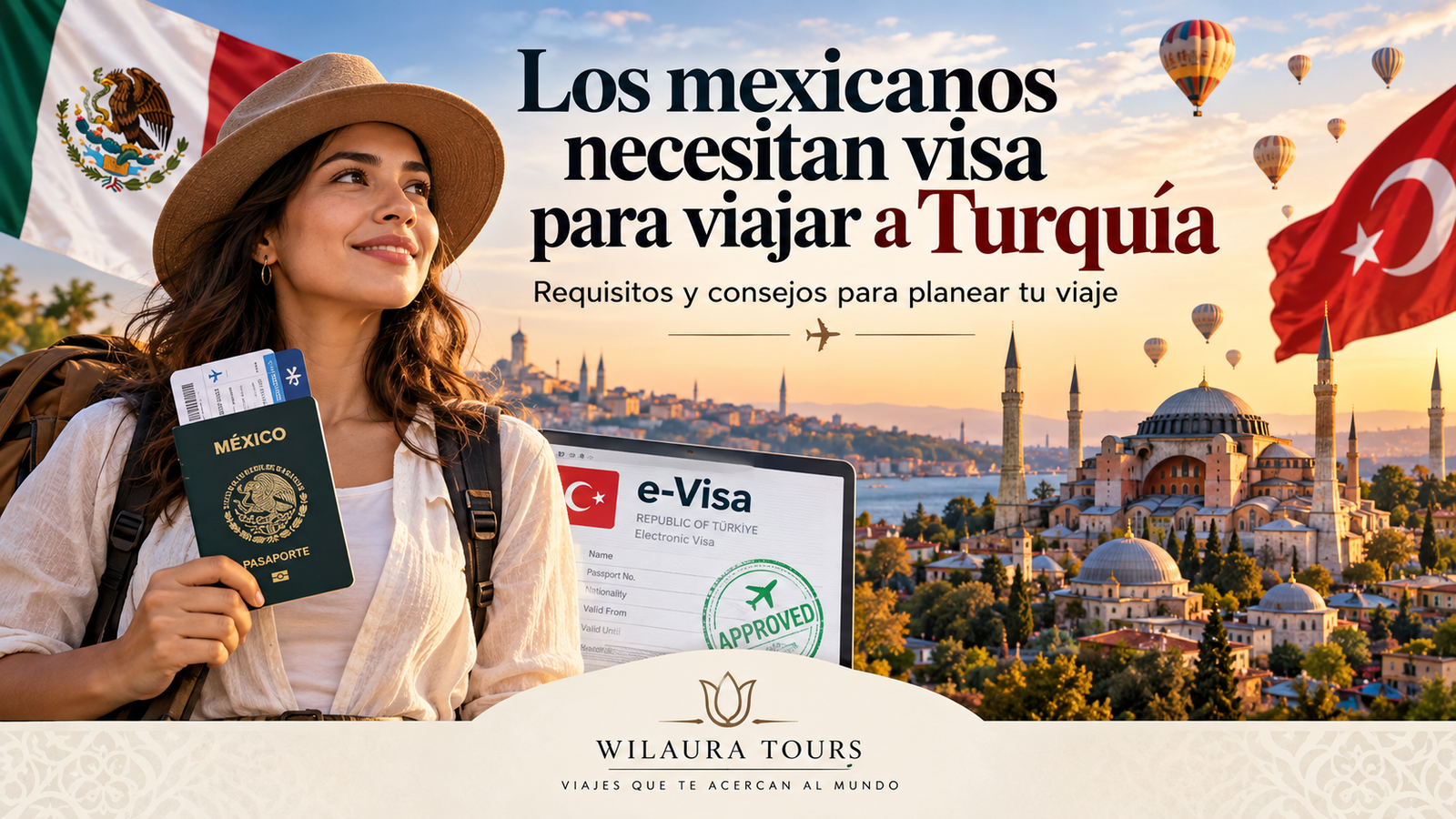 Los mexicanos necesitan visa para viajar a Turquía
