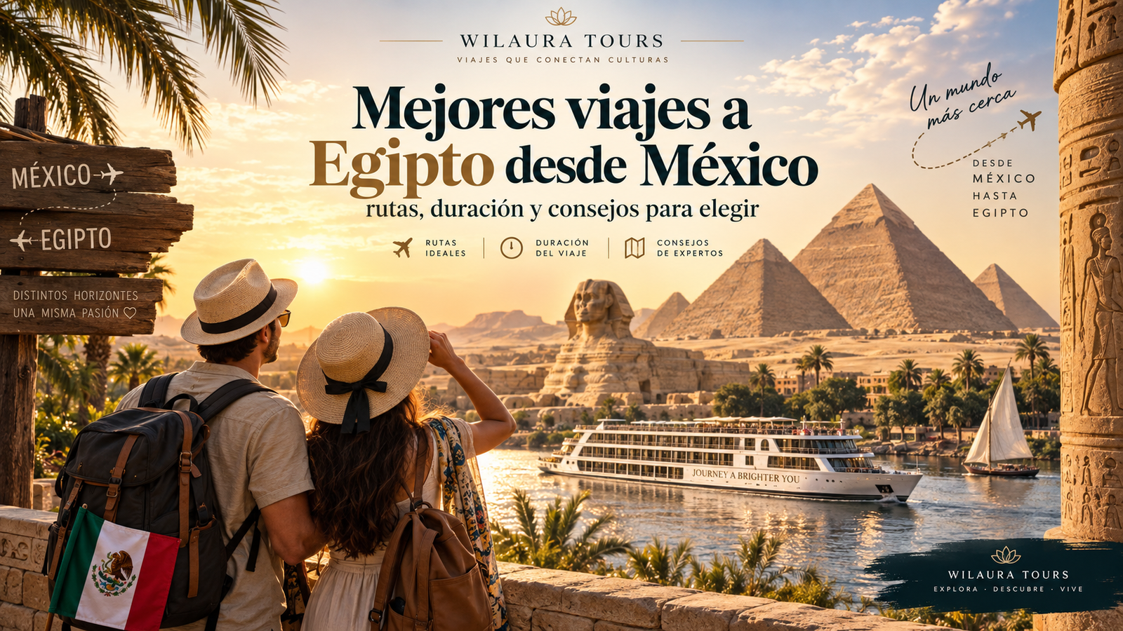 Mejores viajes a Egipto desde México rutas, duración y consejos para elegir