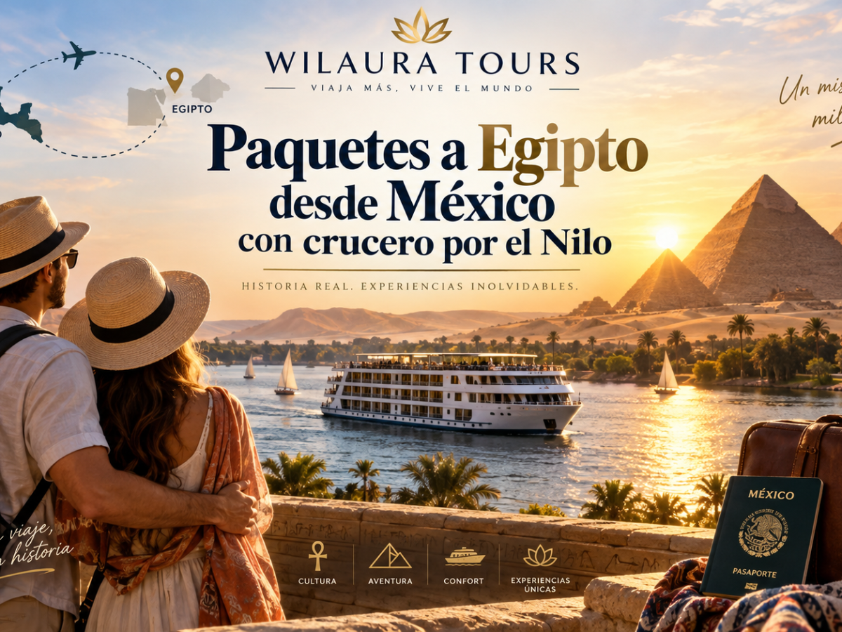 Paquetes a Egipto desde México con crucero por el Nilo