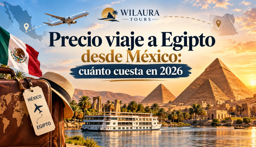 Precio viaje a Egipto desde México cuánto cuesta en 2026