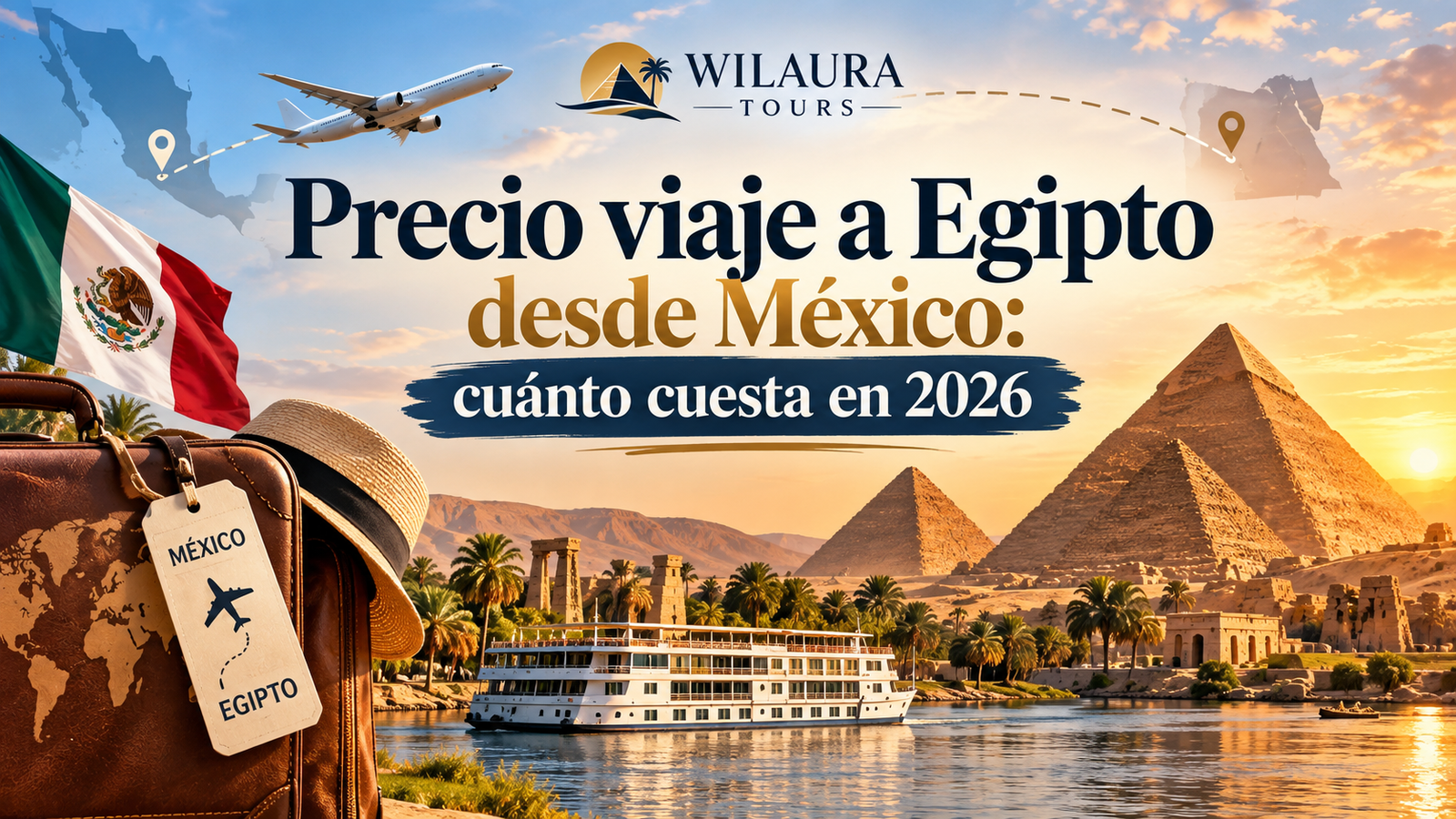 Precio viaje a Egipto desde México cuánto cuesta en 2026