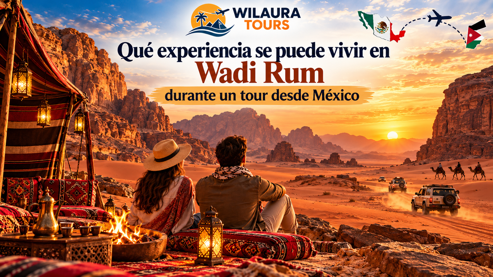 Qué experiencia se puede vivir en Wadi Rum durante un tour desde México