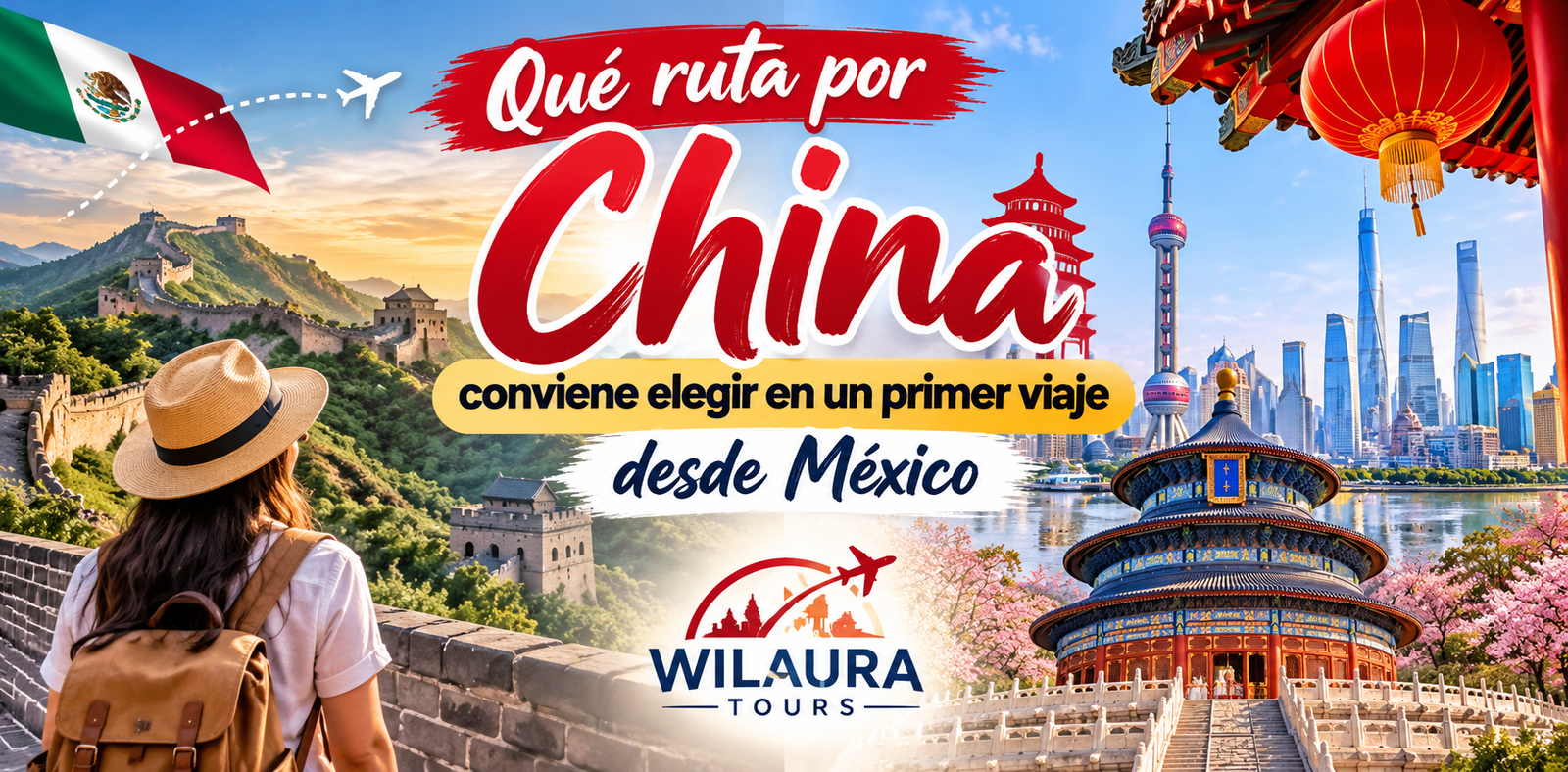 Qué ruta por China conviene elegir en un primer viaje desde México