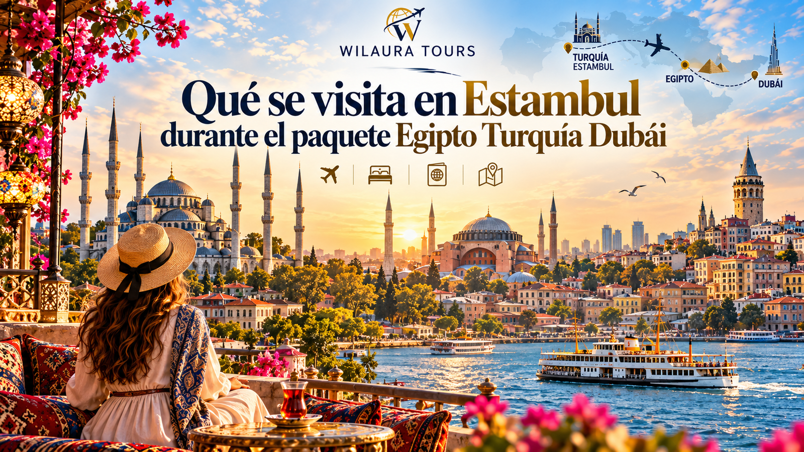 Qué se visita en Estambul durante el paquete Egipto Turquía Dubái