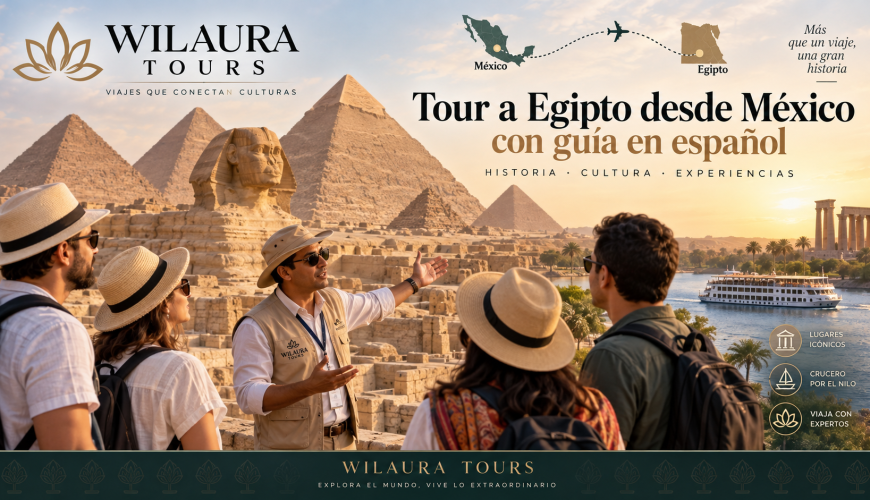 Tour a Egipto desde México con guía en español