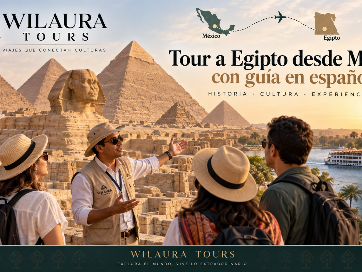 Tour a Egipto desde México con guía en español