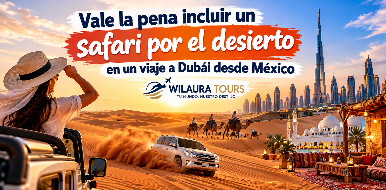 Vale la pena incluir un safari por el desierto en un viaje a Dubái desde México