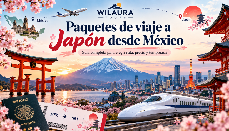paquetes de viaje a Japón desde México: guía completa para elegir ruta, precio y temporada
