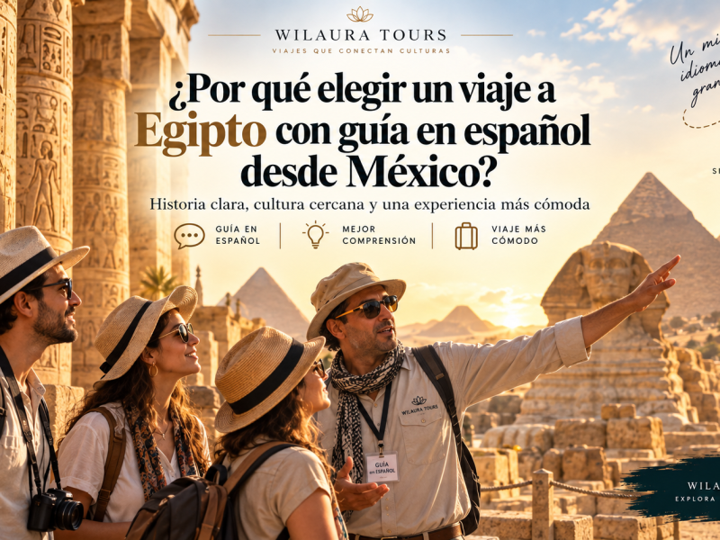 ¿Por qué elegir un viaje a Egipto con guía en español desde México