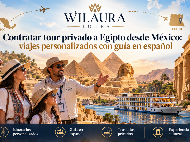 Contratar tour privado a Egipto desde México viajes personalizados con guía en español