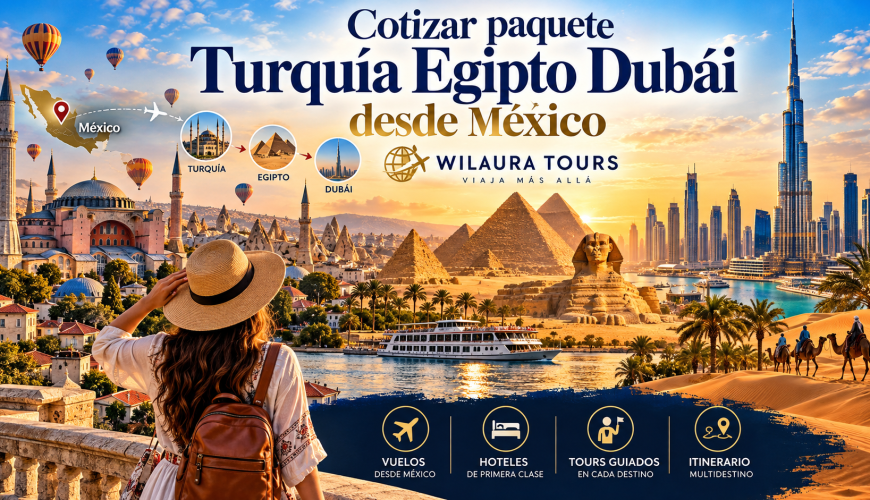 Cotizar paquete Turquía Egipto Dubái desde México