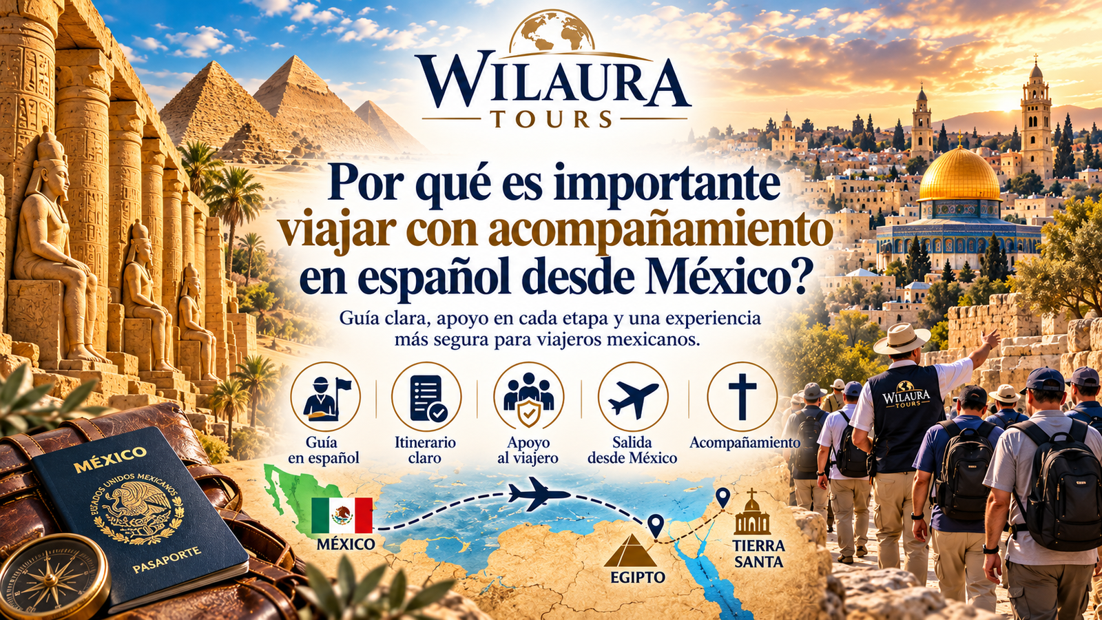 Por qué es importante viajar con acompañamiento en español desde México