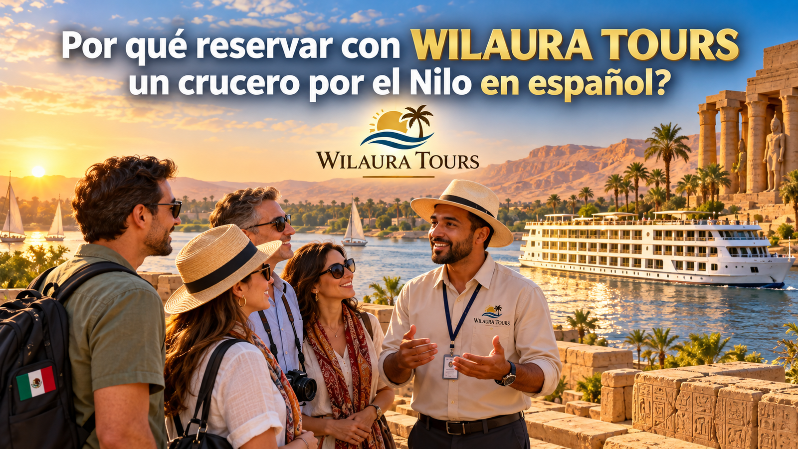 Por qué reservar con WILAURA TOURS un crucero por el Nilo en español