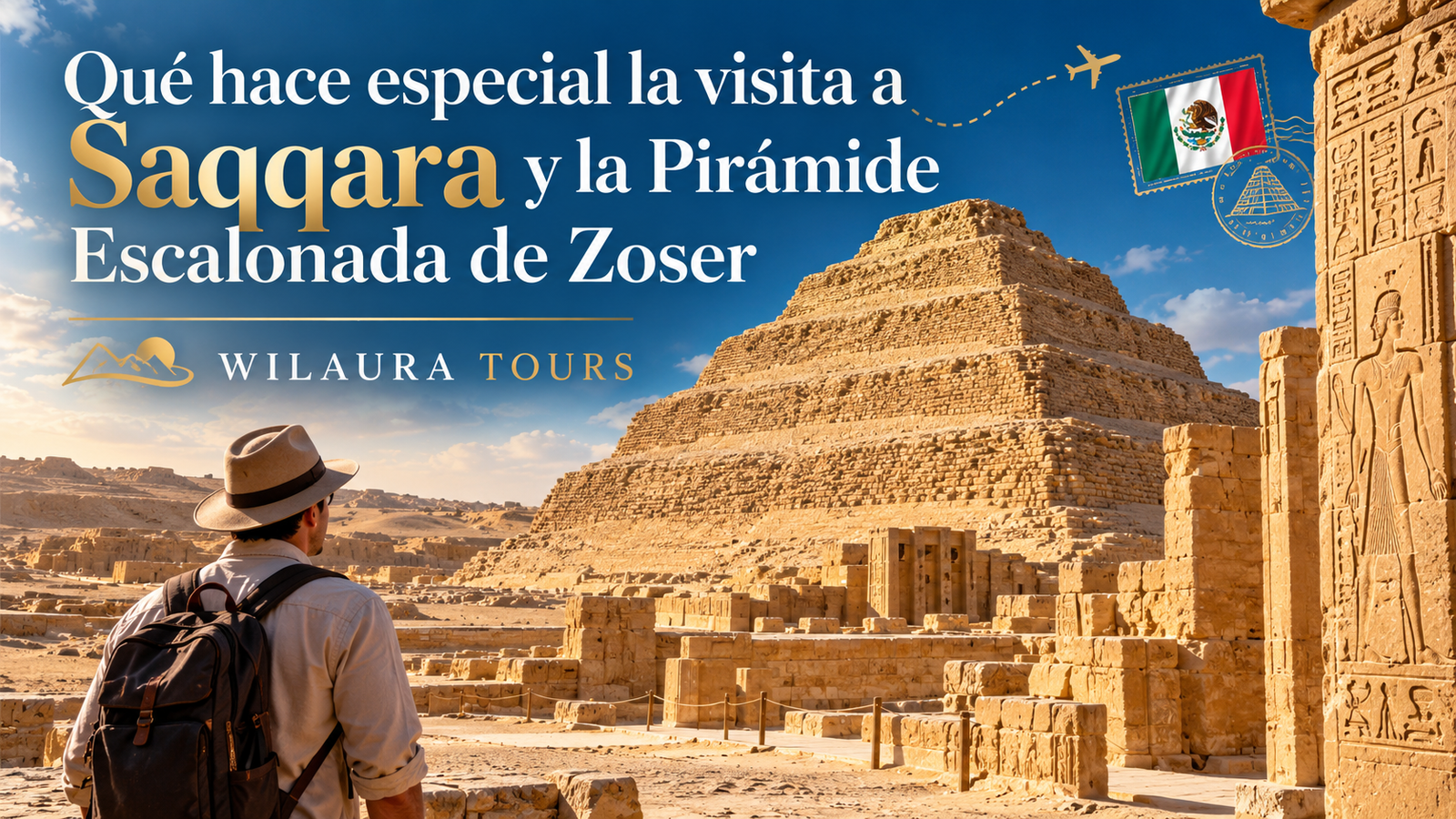 Qué hace especial la visita a Saqqara y la Pirámide Escalonada de Zoser