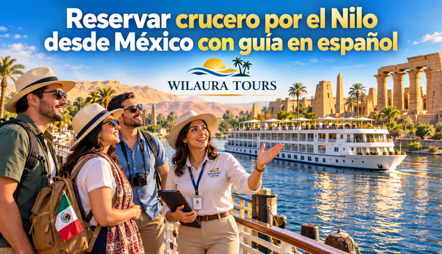 Reservar crucero por el Nilo desde México con guía en español