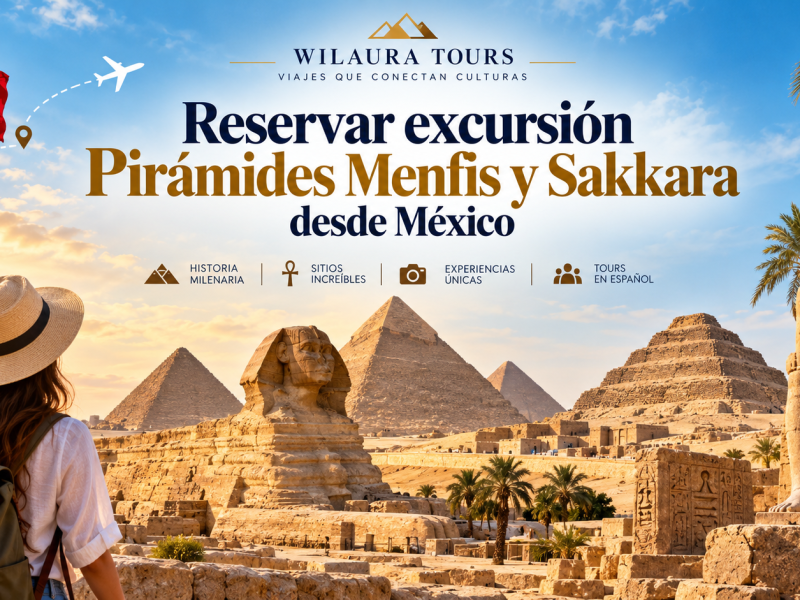 Reservar excursión Pirámides Menfis y Sakkara desde México