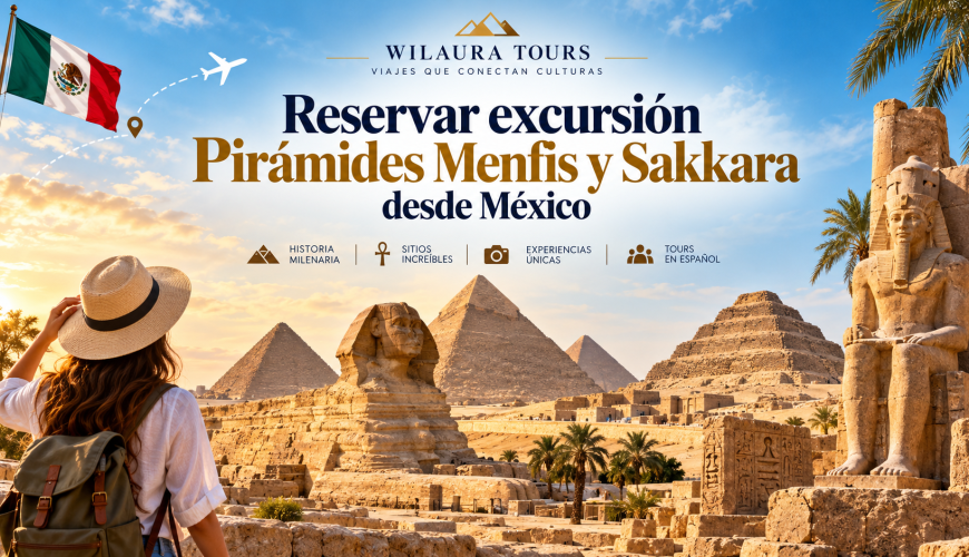 Reservar excursión Pirámides Menfis y Sakkara desde México