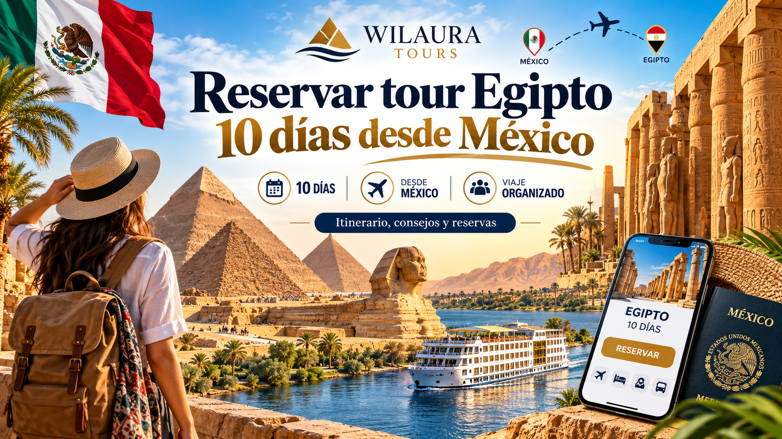 Reservar tour Egipto 10 días desde México
