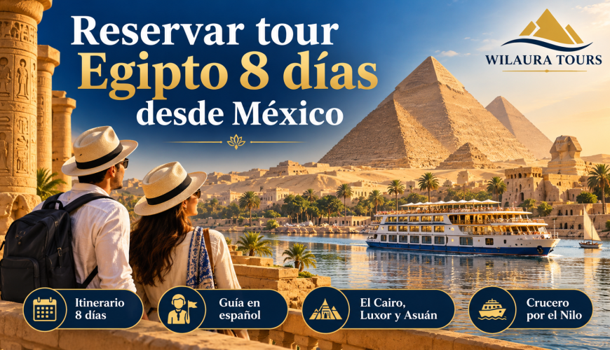 Reservar tour Egipto 8 días desde México