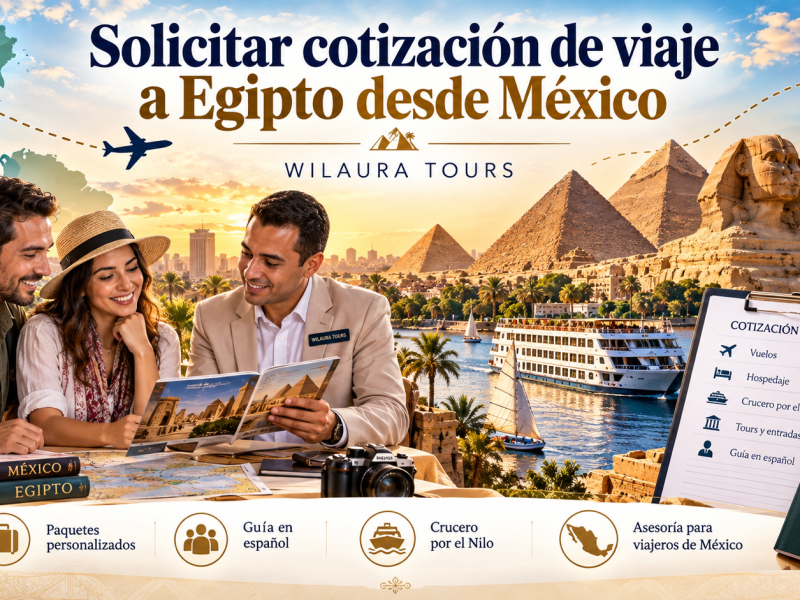 Solicitar cotización de viaje a Egipto desde México