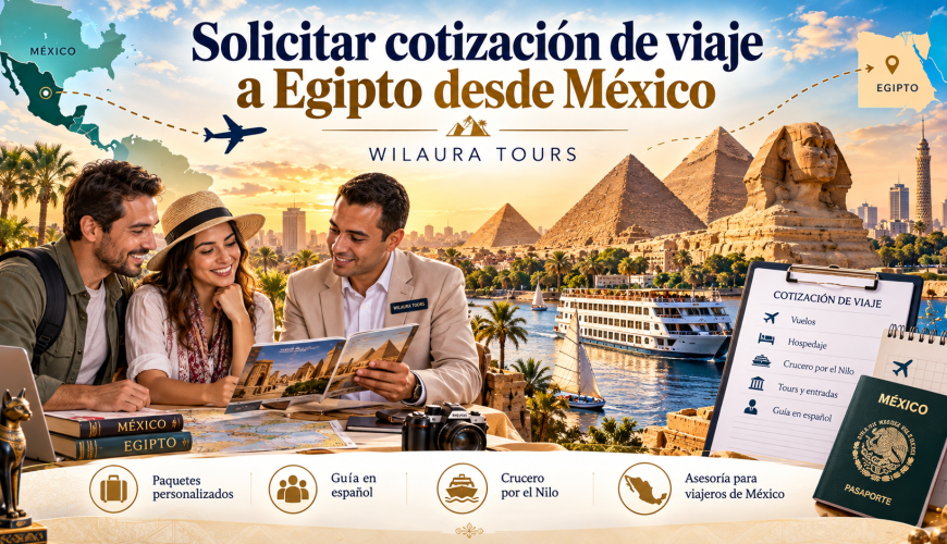 Solicitar cotización de viaje a Egipto desde México